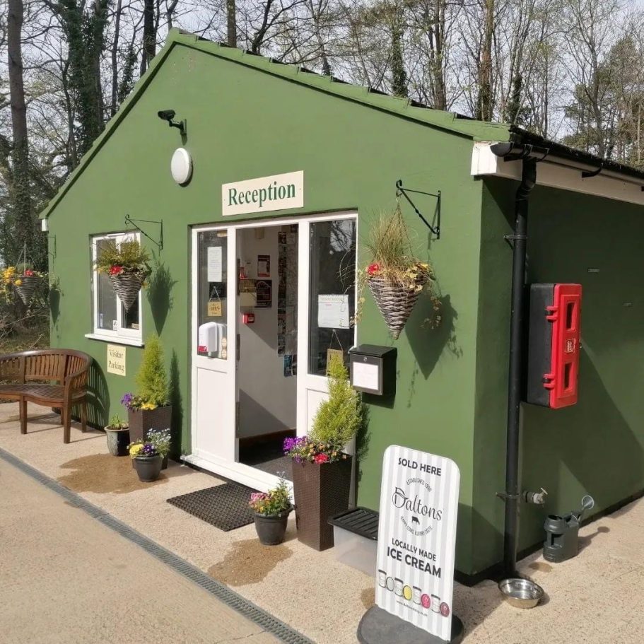 Reception and information point